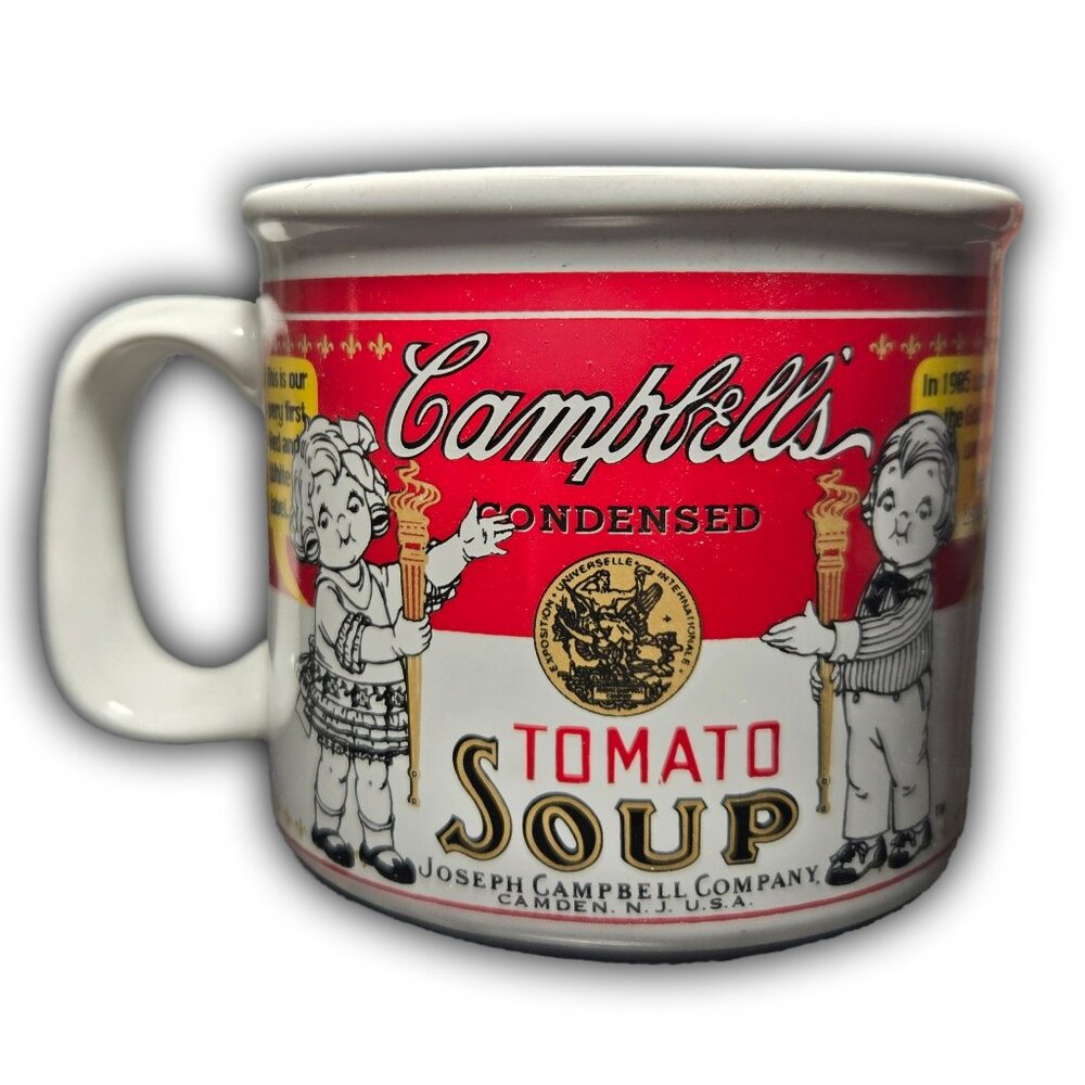 Campbell's Soup 1999 Classic Vintage Design Tomato Soup Mug. New With Tag